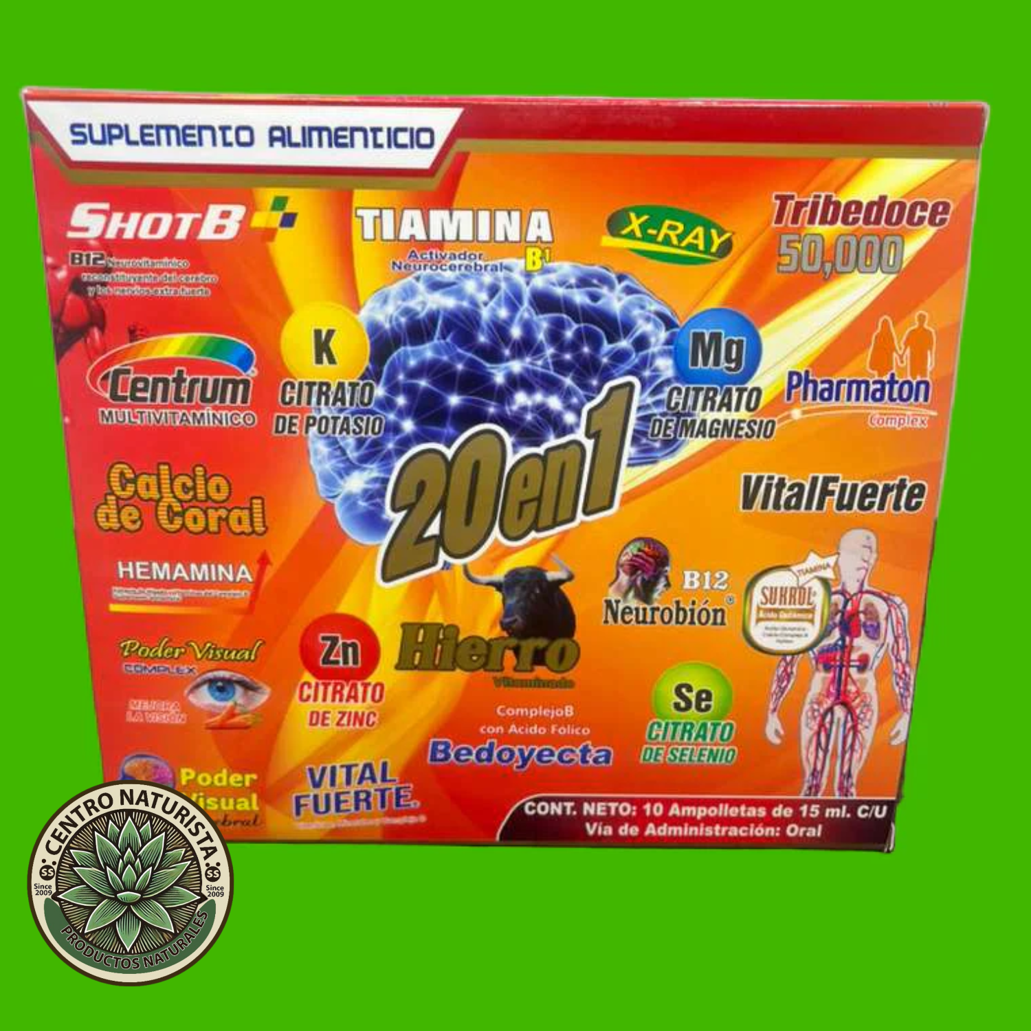 20 en 1 - Multivitamin & Mineral Complex