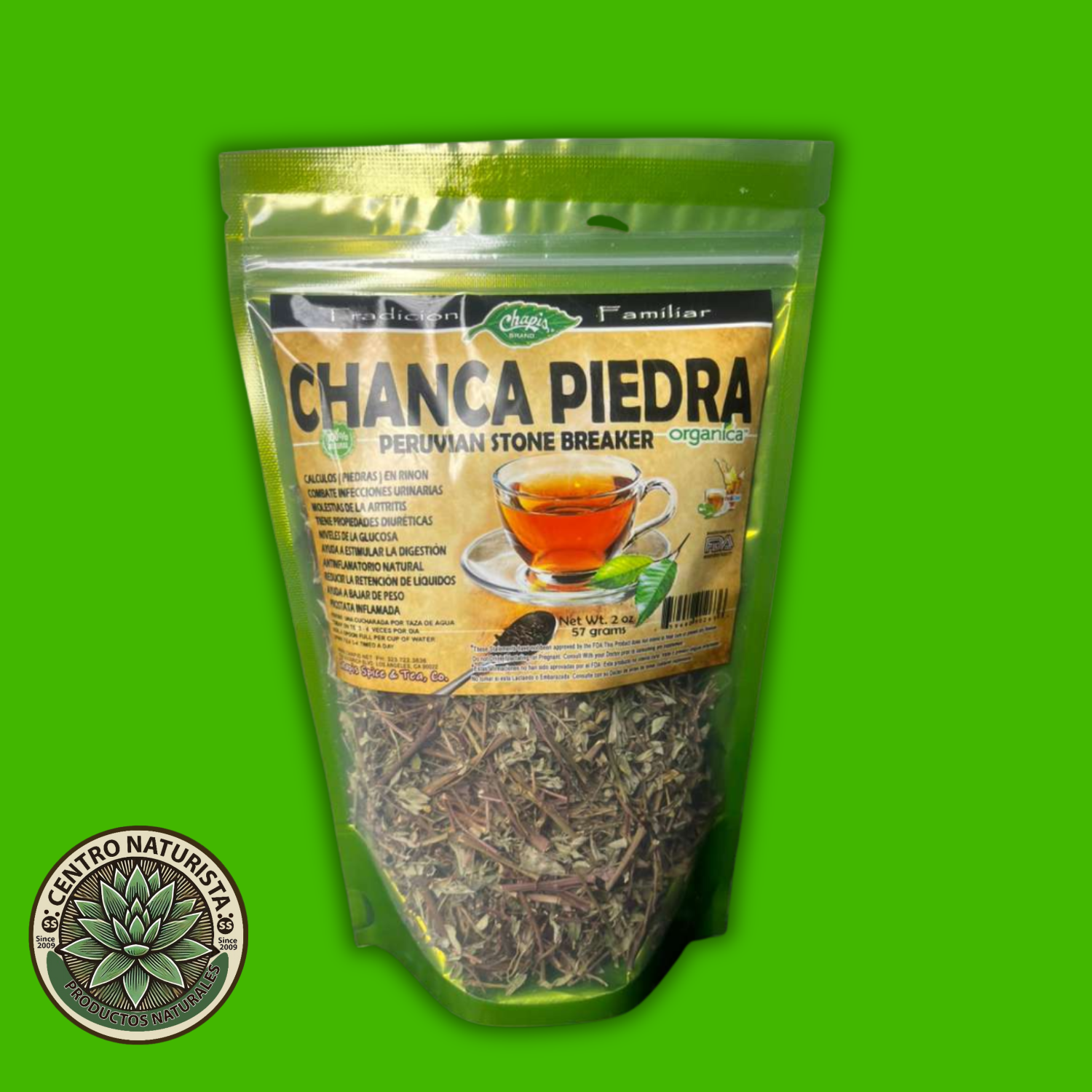 Chanca Piedra - Té de Hierbas - Hojas Sueltas